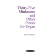 35 Miniatures and Other Pieces Organ sheet music cover